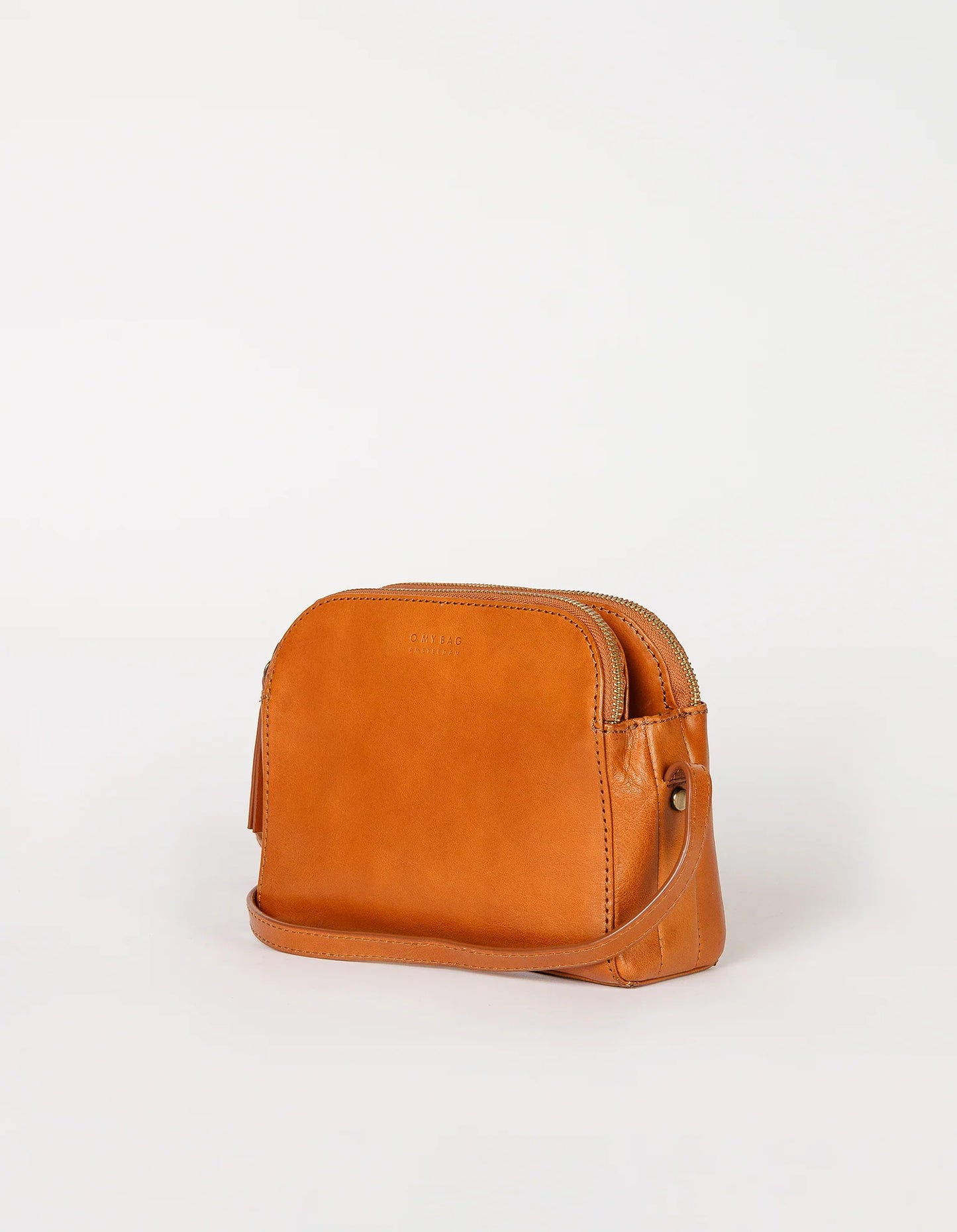 Emily Leather Strap Cognac Stromboli