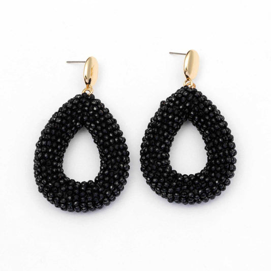 Wauw Earring Tear Black
