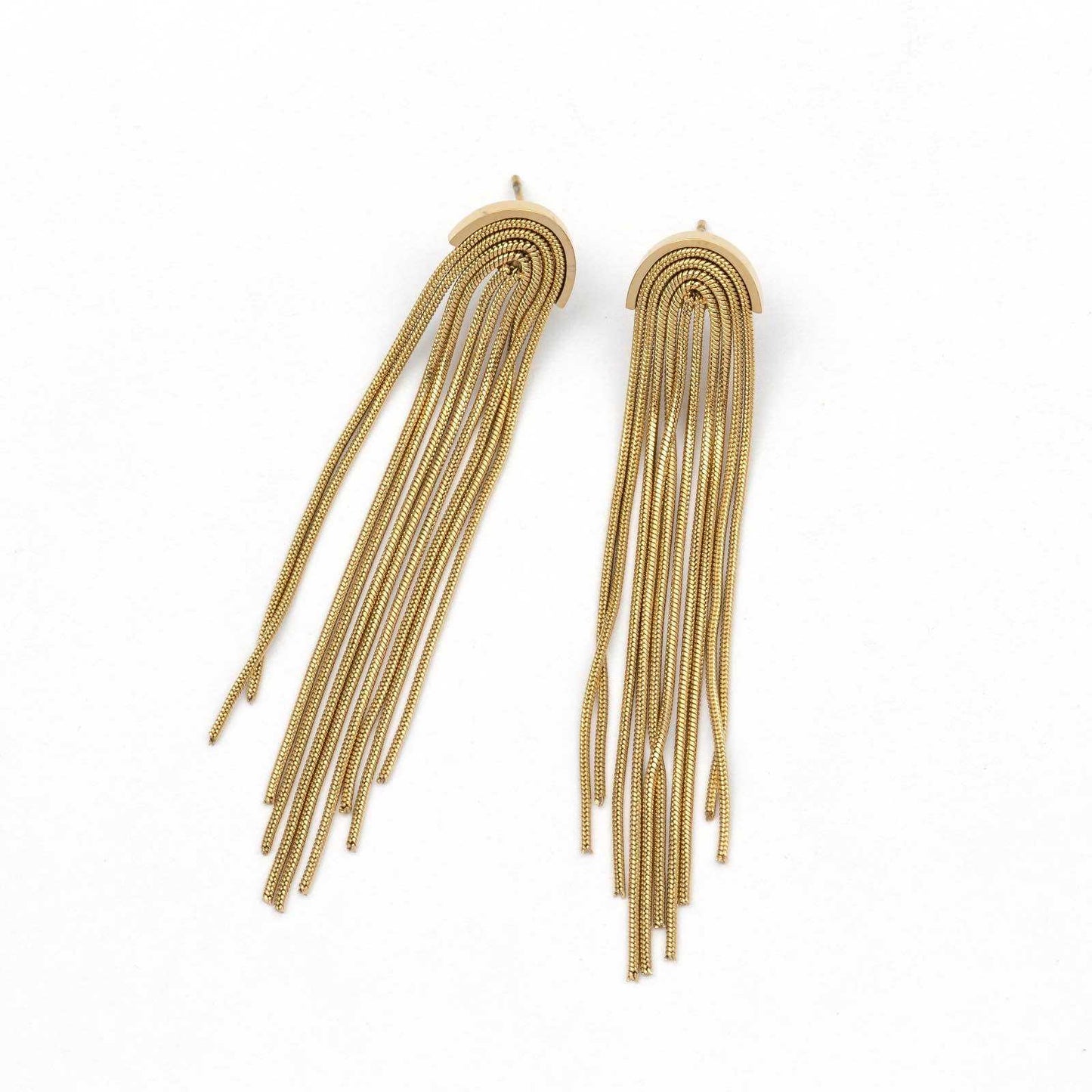 Wauw Earring Gold Rainbow