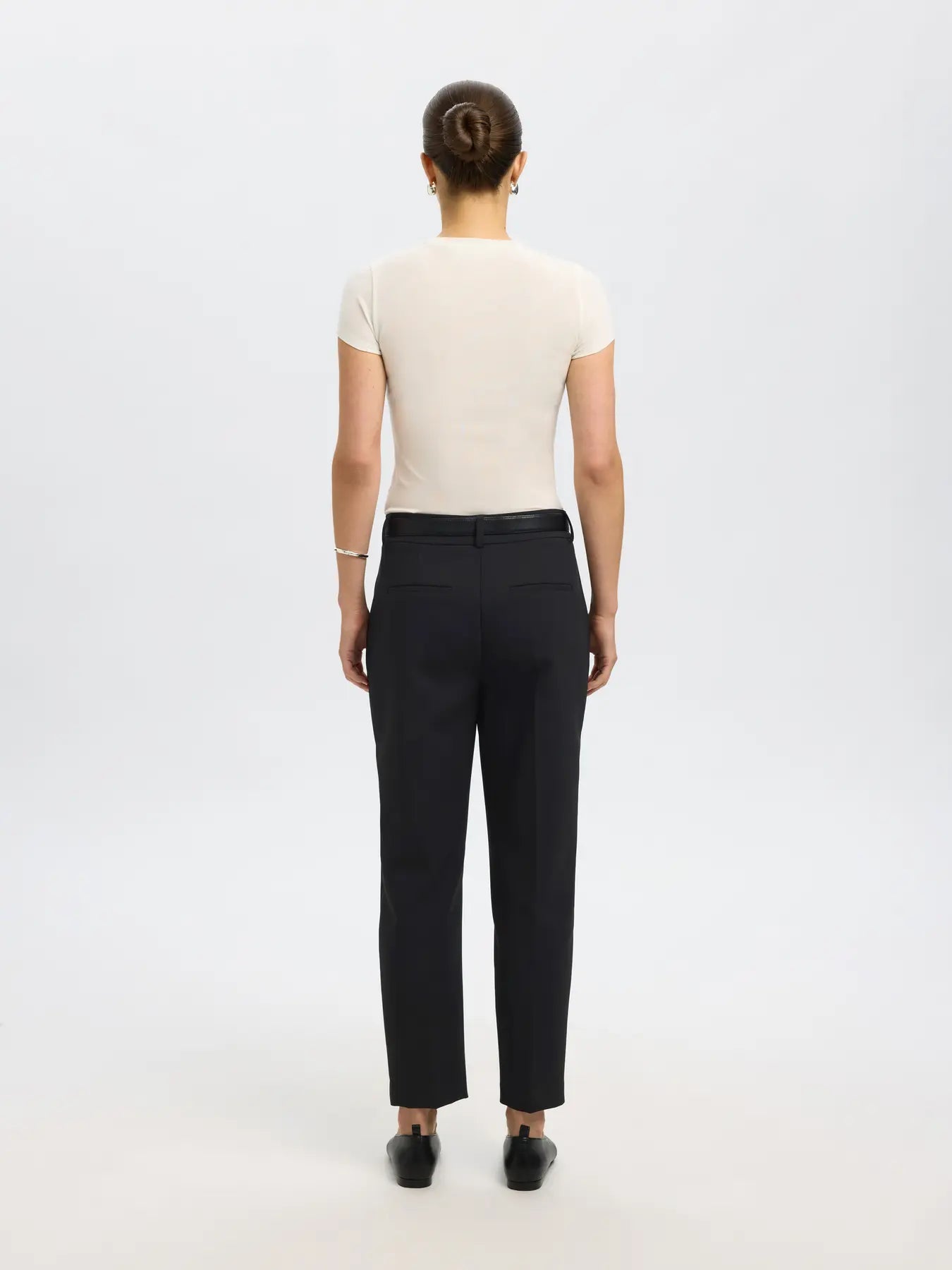 Slfrita Cropped Pants Black