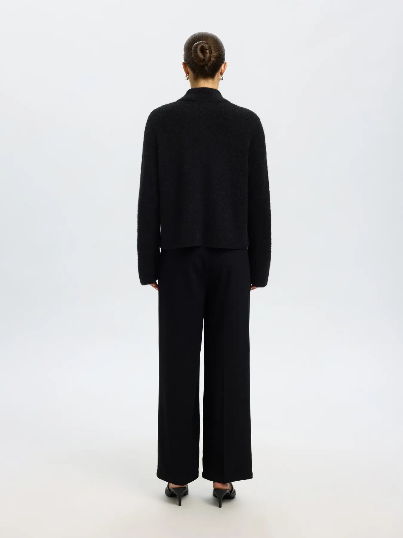 Slwsia Ras Knit Cardigan Black