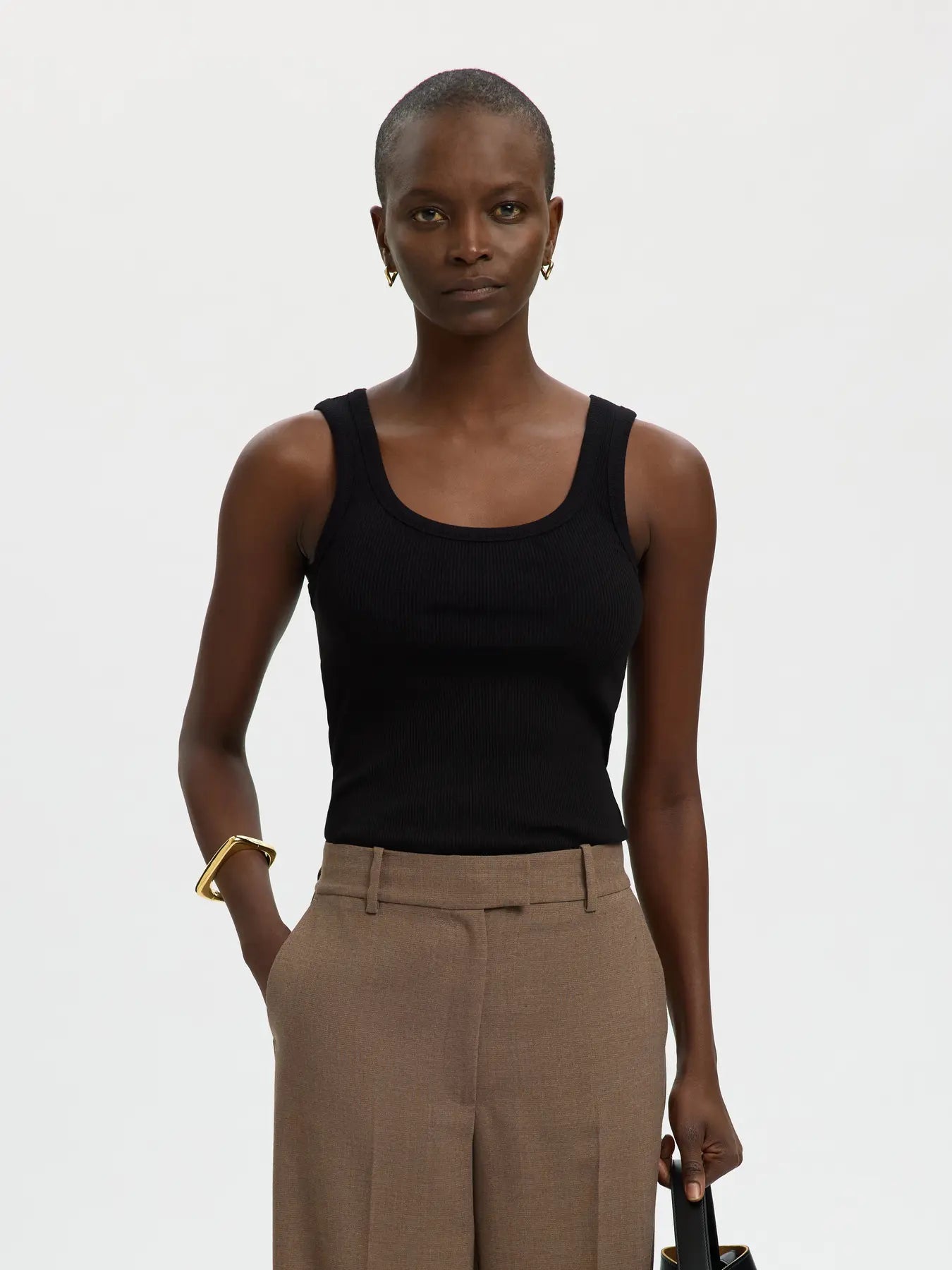 Slfanna Tank Top Black