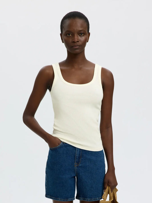Slfanna Tank Top White