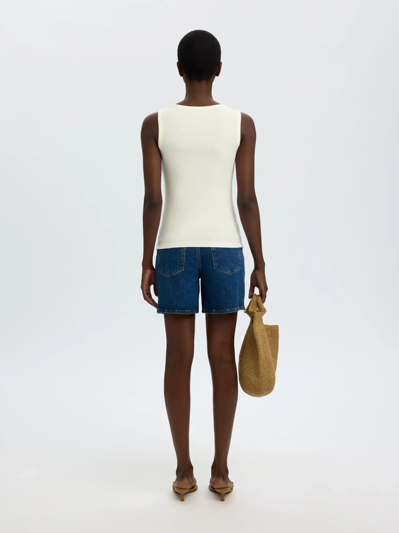 Slfanna Tank Top White