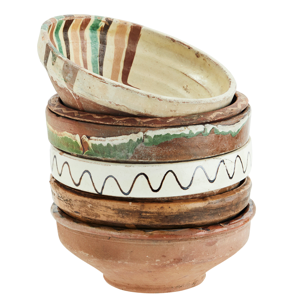 Re-used Earthenware Bowls