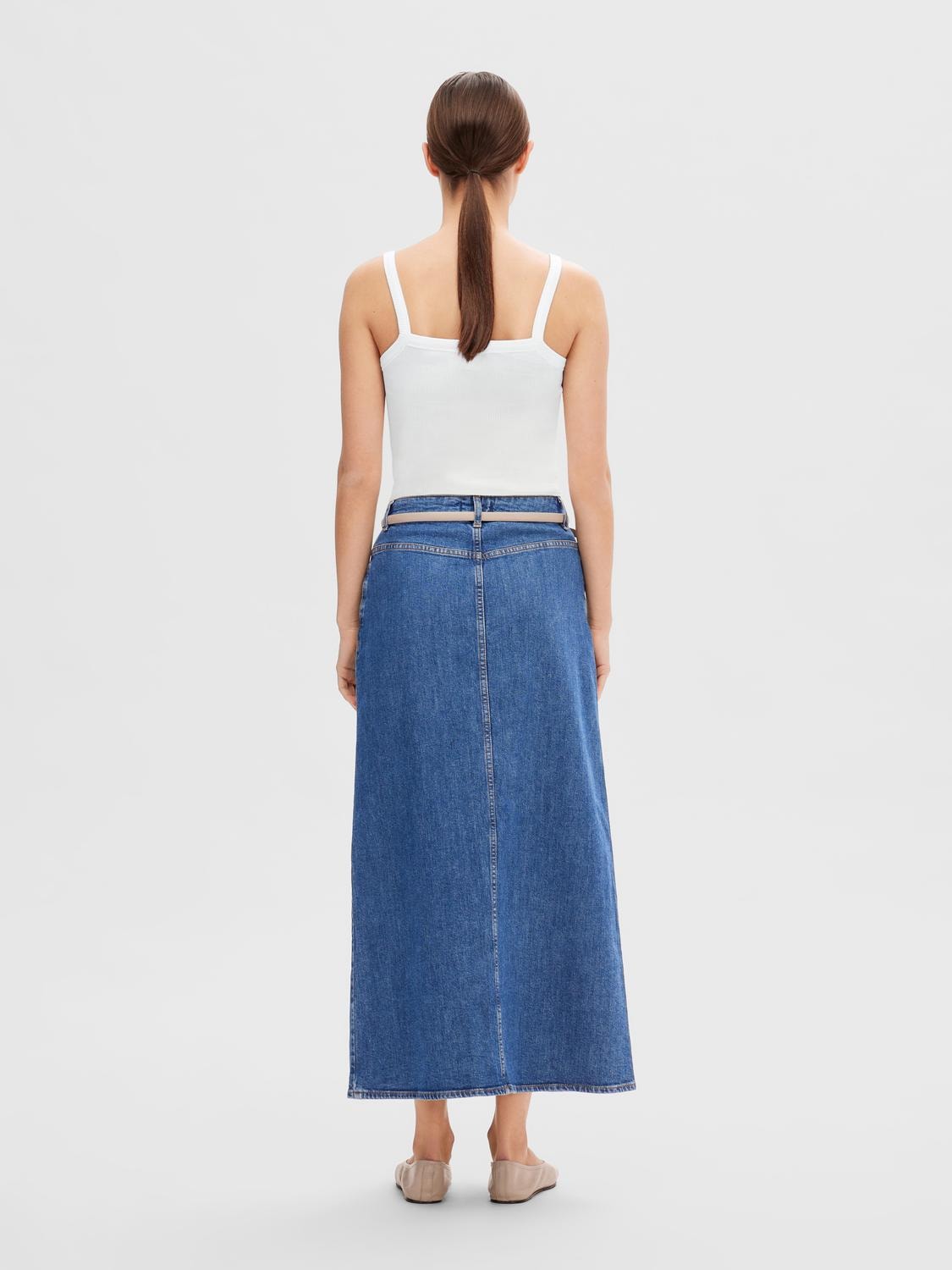 Slfbella  Denim Skirt