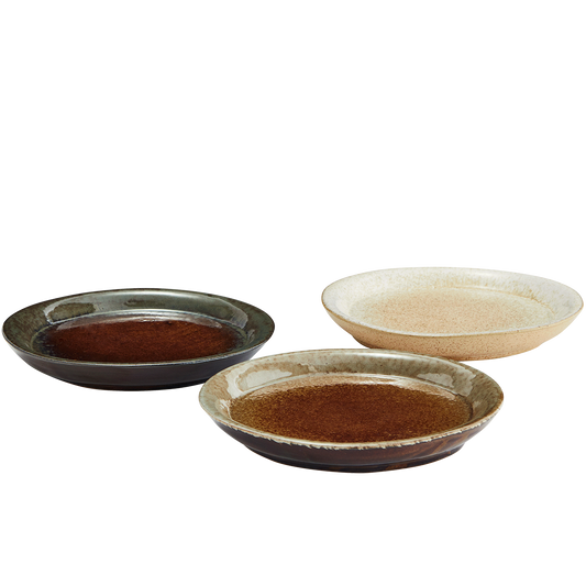 Stoneware Cake Plates