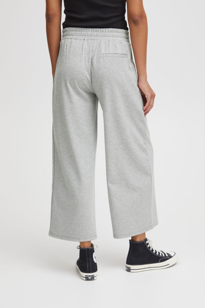 Ihkate sus Wide Pants Grey Melange