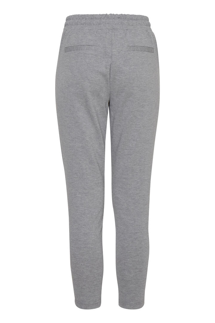 Ihkate Pants Cropped Grey Melange