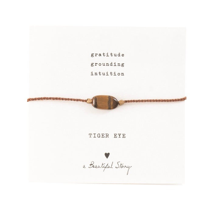 Gemstone Card Bracelet