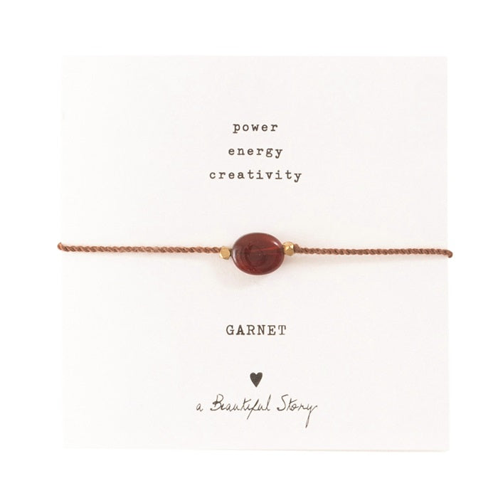 Gemstone Card Bracelet