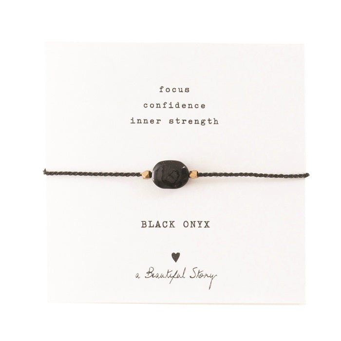 Gemstone Card Bracelet